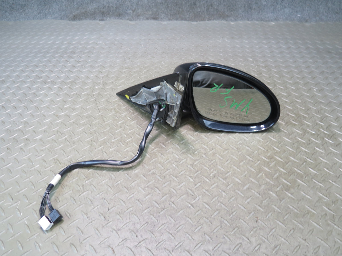 07-09 Mercedes W221 S-class Right Door Side View Memory Heated Mirror Black OEM