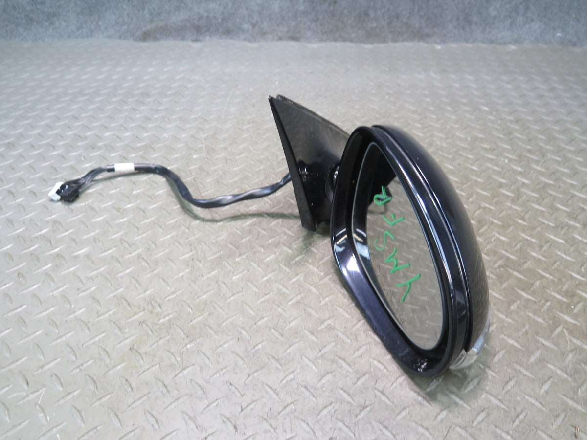 07-09 Mercedes W221 S-class Right Door Side View Memory Heated Mirror Black OEM