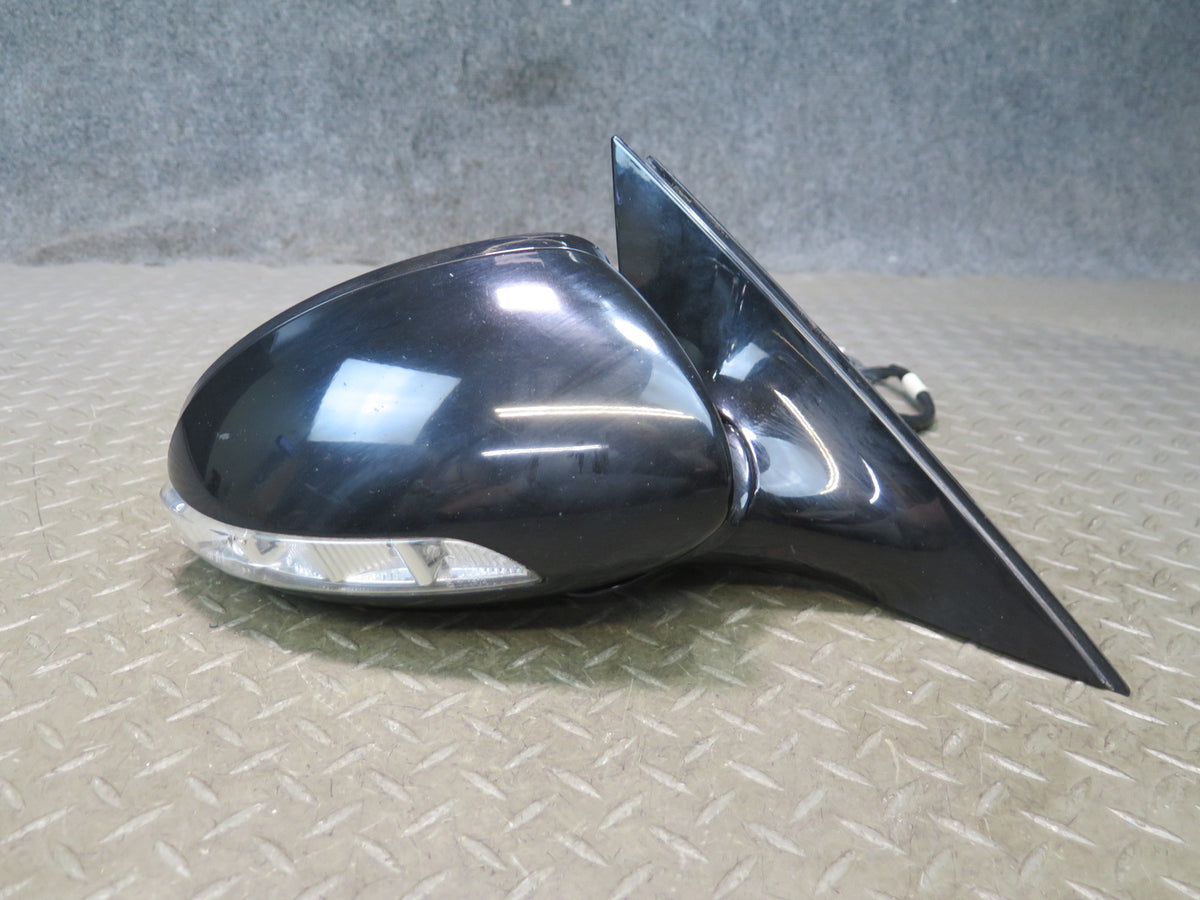 07-09 Mercedes W221 S-class Right Door Side View Memory Heated Mirror Black OEM