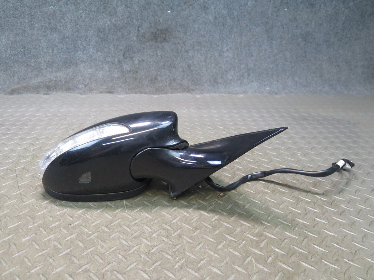 07-09 Mercedes W221 S-class Right Door Side View Memory Heated Mirror Black OEM
