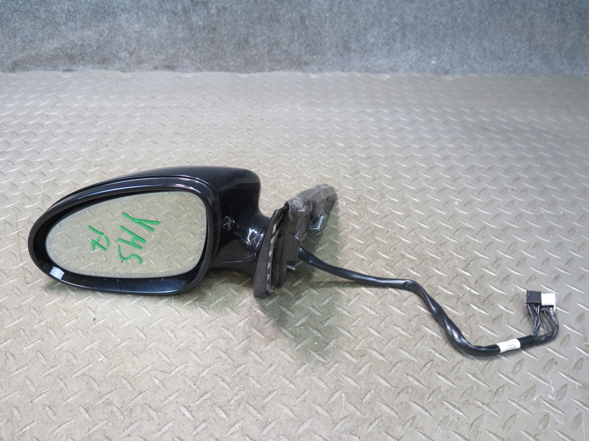 07-09 Mercedes W221 S-class Left Door Side View Memory Heated Mirror Black OEM