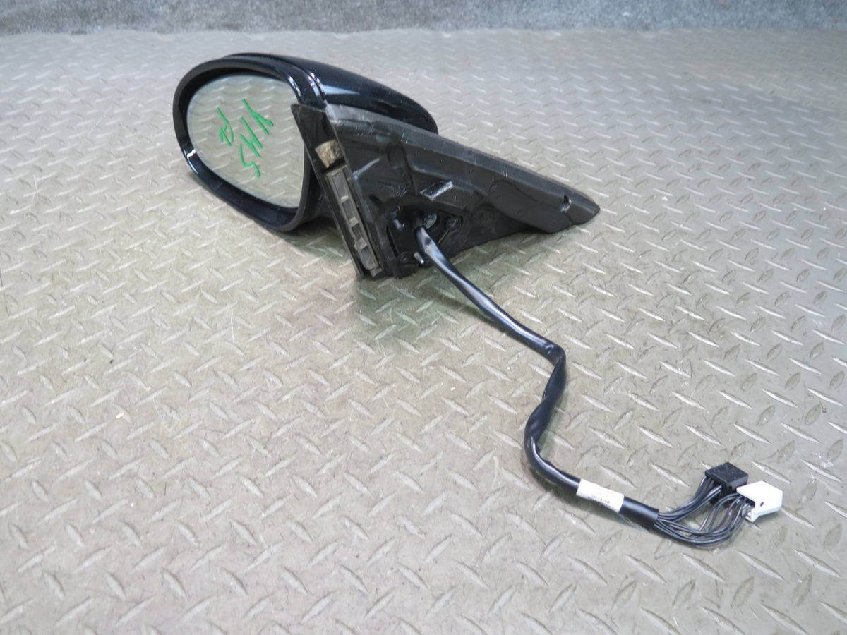 07-09 Mercedes W221 S-class Left Door Side View Memory Heated Mirror Black OEM
