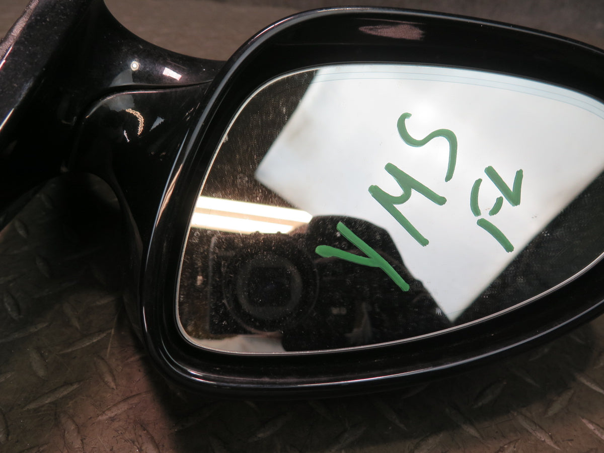 07-09 Mercedes W221 S-class Left Door Side View Memory Heated Mirror Black OEM