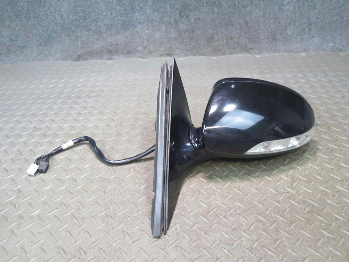 07-09 Mercedes W221 S-class Left Door Side View Memory Heated Mirror Black OEM