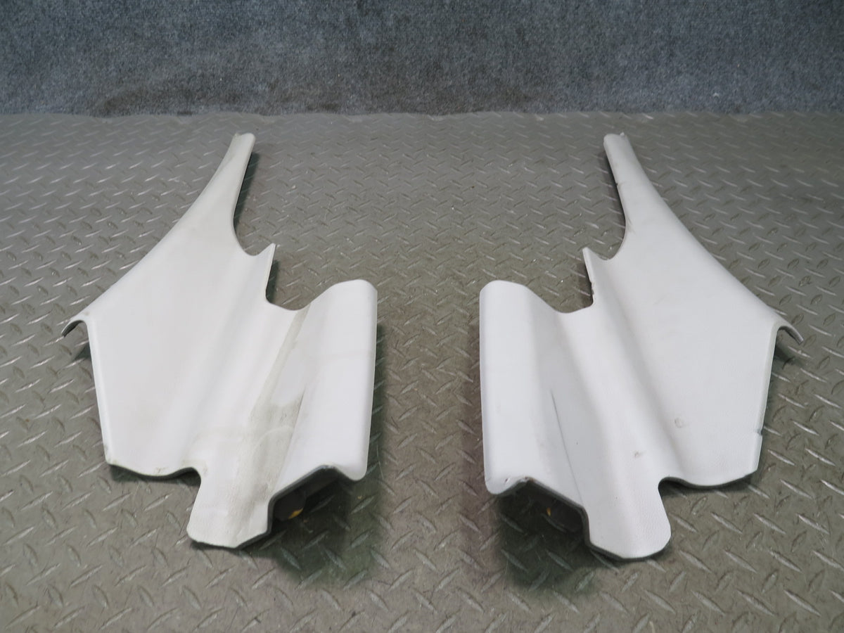 03-08 Mercedes R230 SL550 Set of 2 Rear Interior C Pillar Trim Panel Damaged