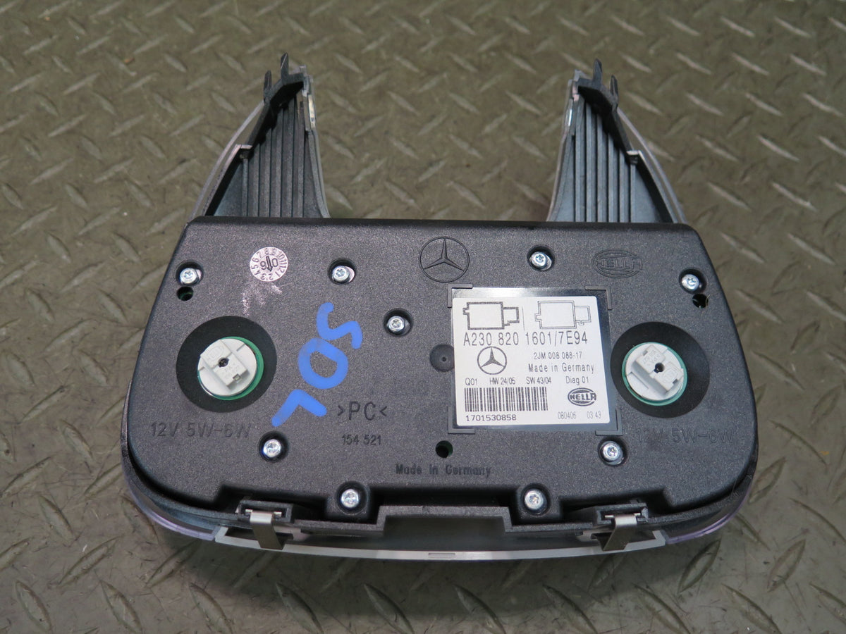 05-12 Mercedes R230 SL550 Overhead Console Dome Reading Light Lamp OEM