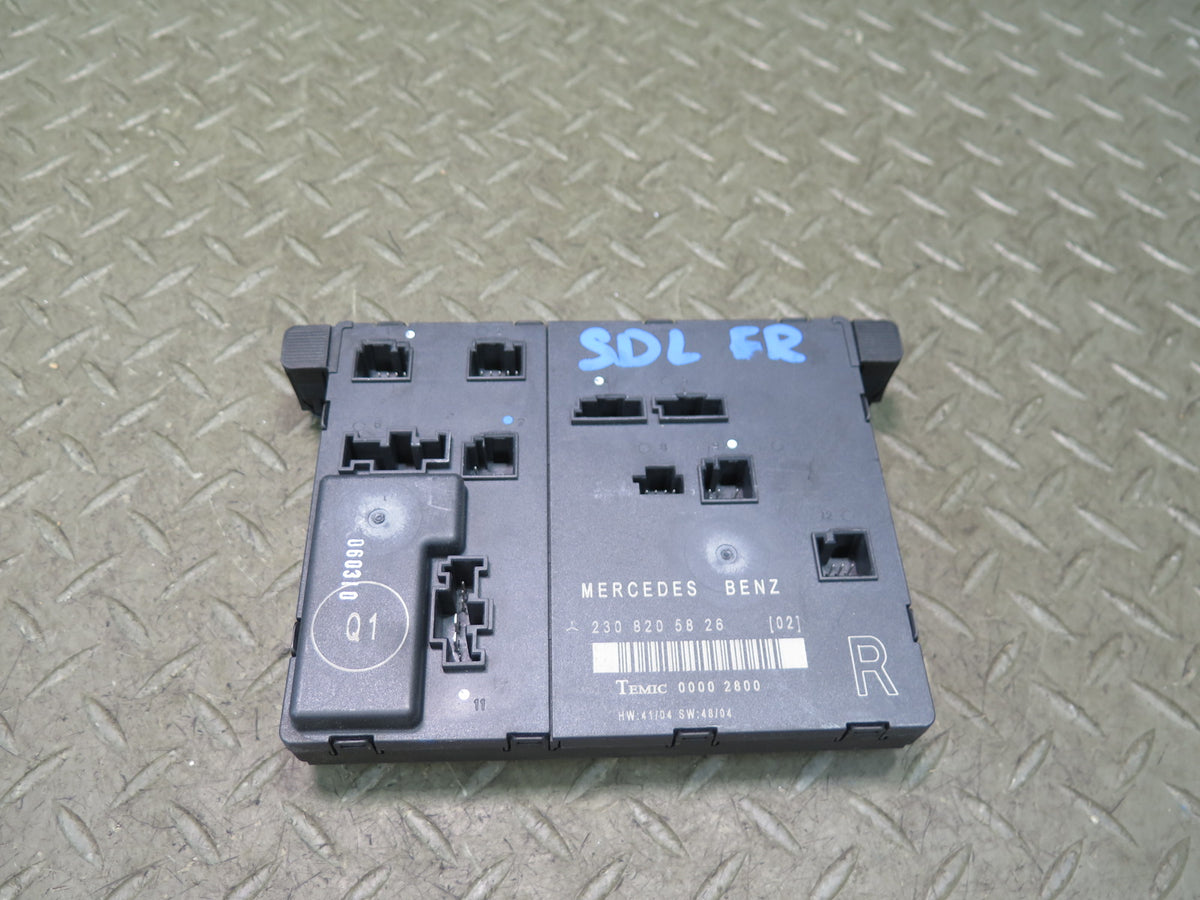 03-12 Mercedes R230 SL550 Front Right Door Control Module 2308205826 OEM
