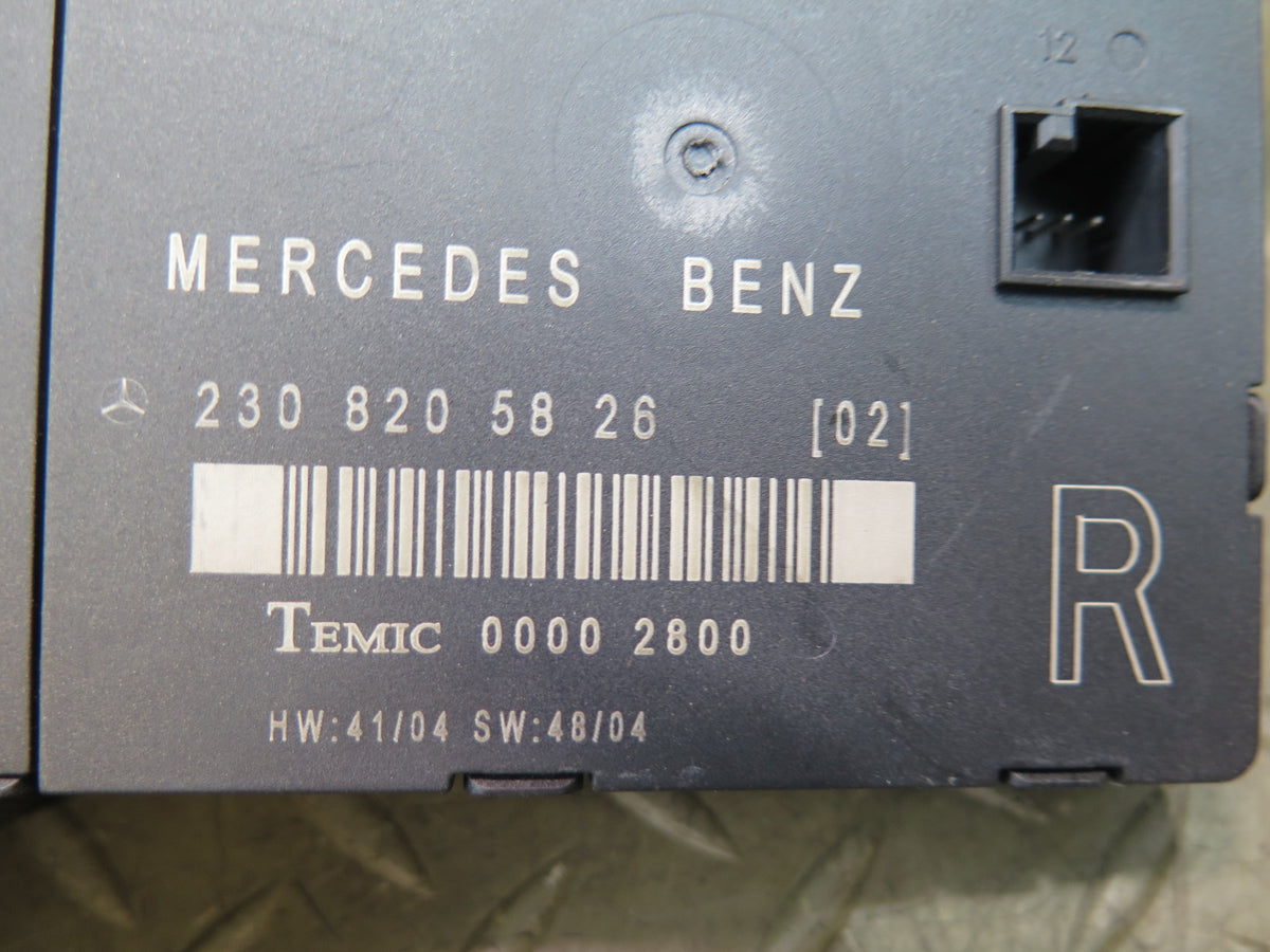 03-12 Mercedes R230 SL550 Front Right Door Control Module 2308205826 OEM