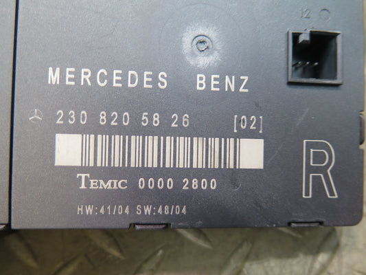 03-12 Mercedes R230 SL550 Front Right Door Control Module 2308205826 OEM