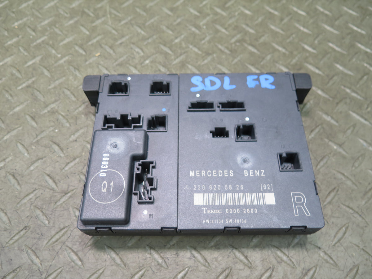 03-12 Mercedes R230 SL550 Front Right Door Control Module 2308205826 OEM