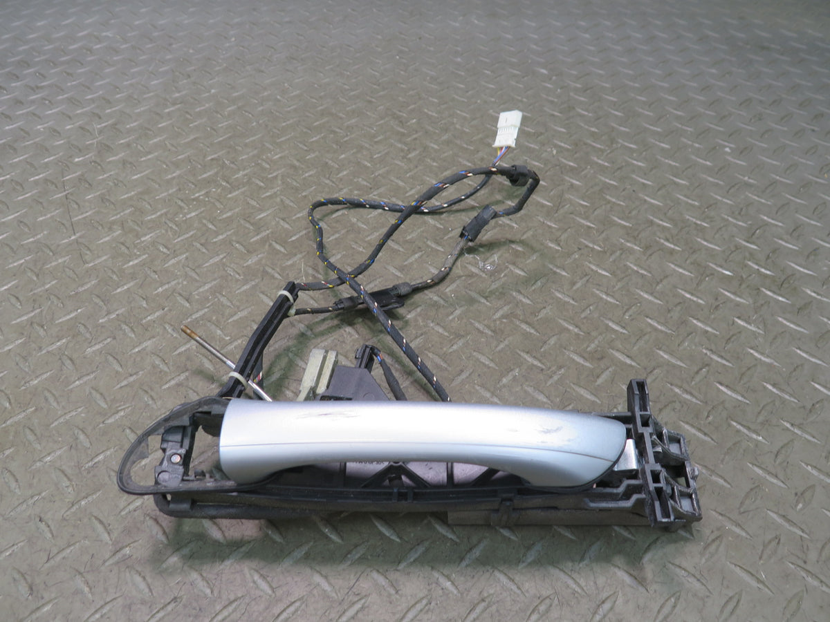07-12 Mercedes R230 SL550 Front Left Door Exterior Handle Silver OEM
