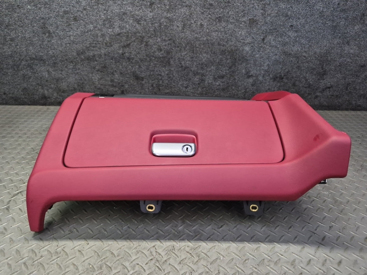 2015-2018 Porsche Macan Dash Front Right Glove Box Compartment Storage RED