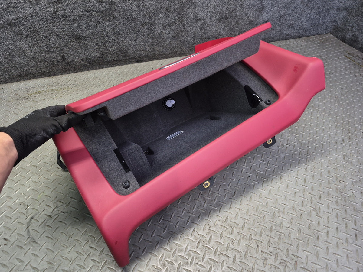 2015-2018 Porsche Macan Dash Front Right Glove Box Compartment Storage RED
