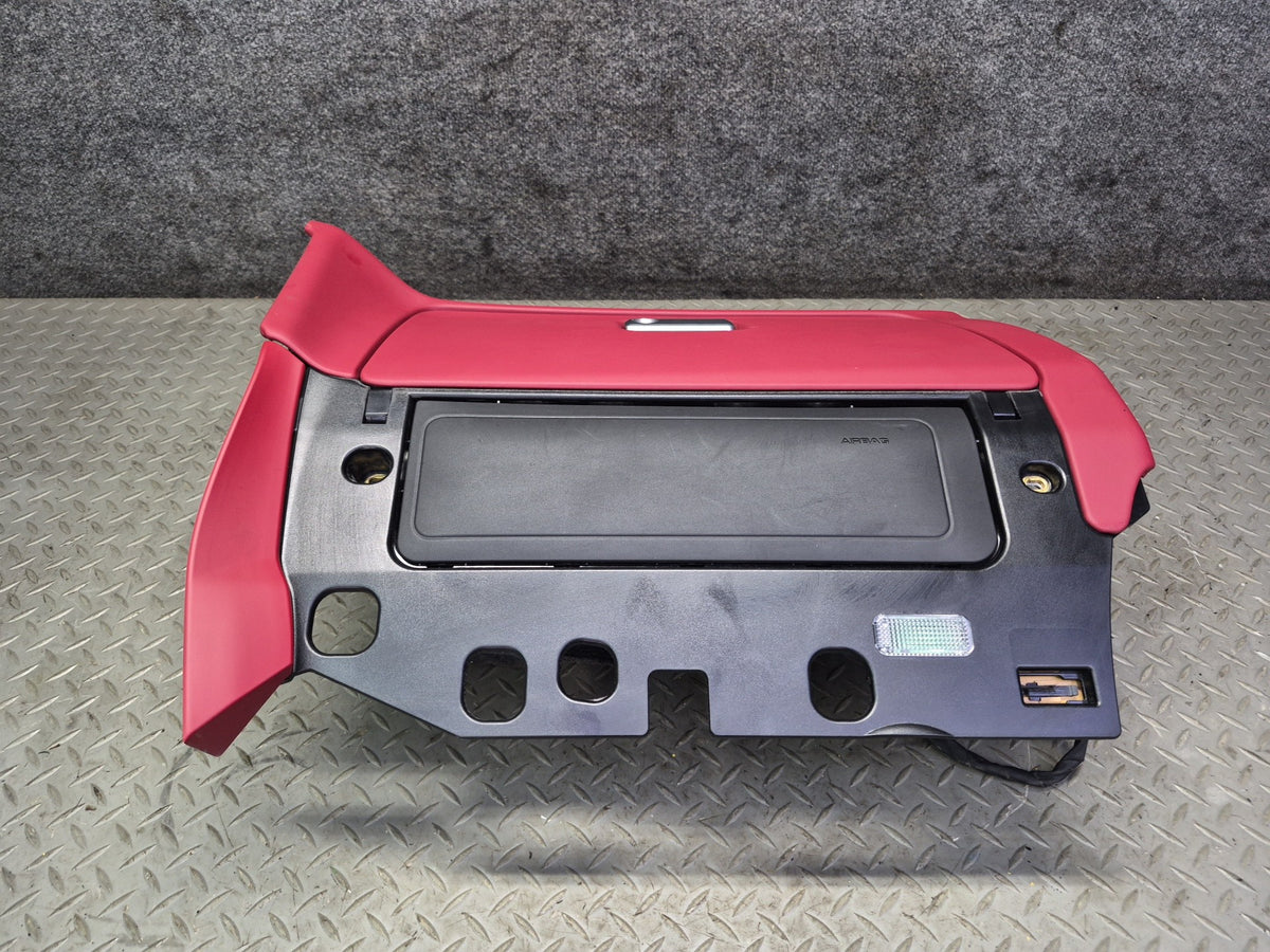 2015-2018 Porsche Macan Dash Front Right Glove Box Compartment Storage RED