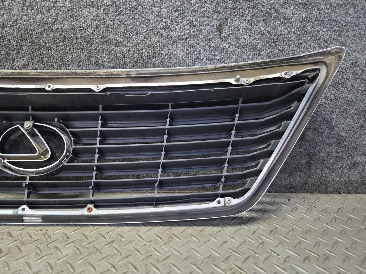 04-06 Lexus UCF30L LS430 Front Upper Hood Chrome Grille w Emblem OEM