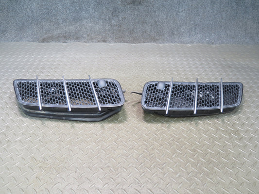 03-12 Mercedes R230 SL550 Right & Left Side Hood Grille Vent Set OEM