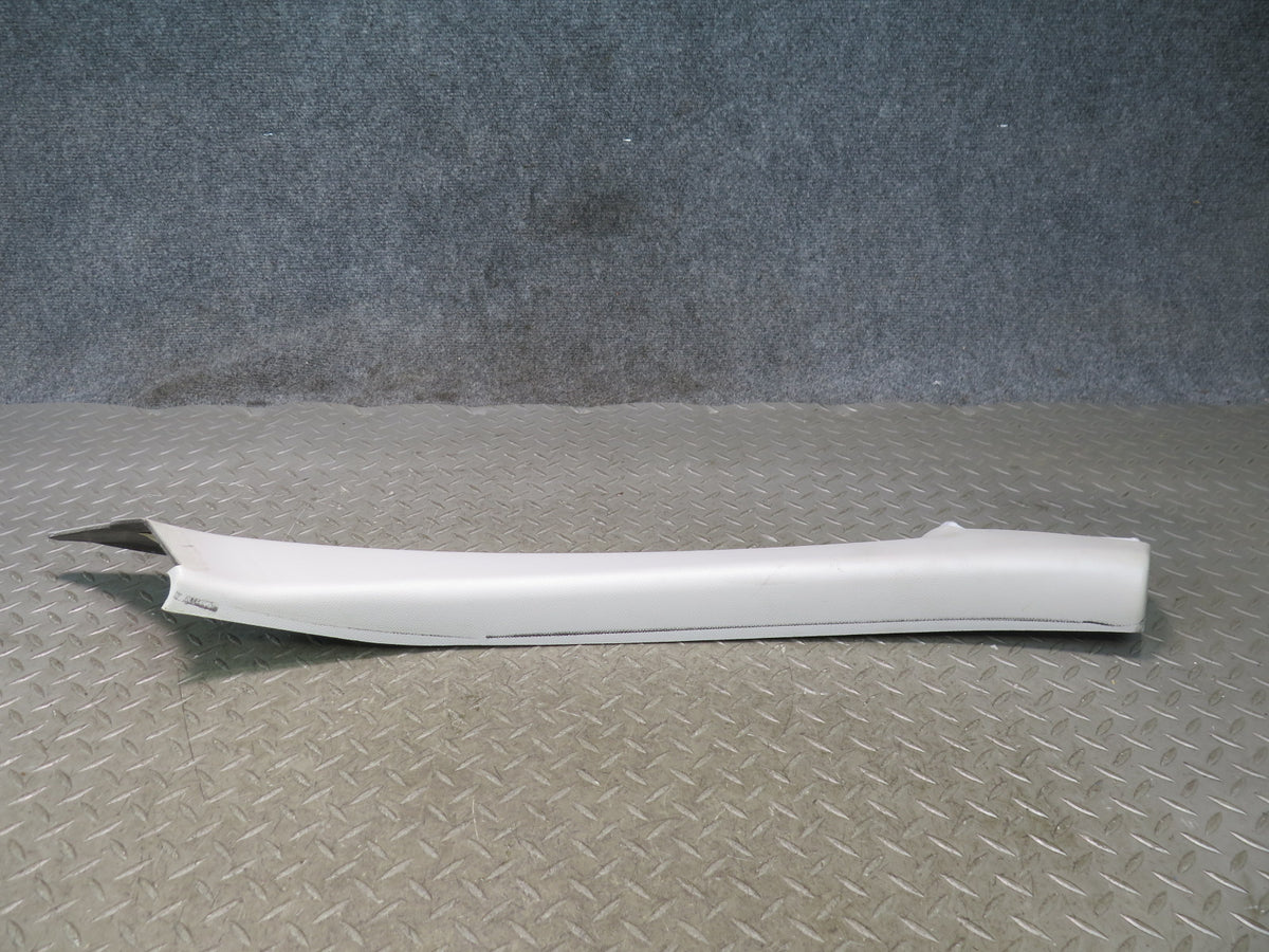 03-12 Mercedes R230 SL550 Set of 2 Front Interior A Pillar Trim Panel Gray Dmgd
