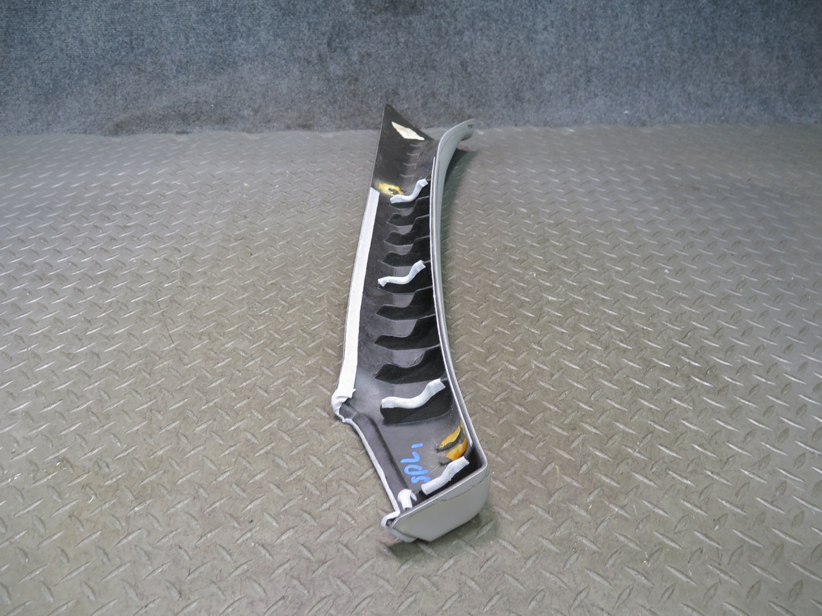 03-12 Mercedes R230 SL550 Set of 2 Front Interior A Pillar Trim Panel Gray Dmgd