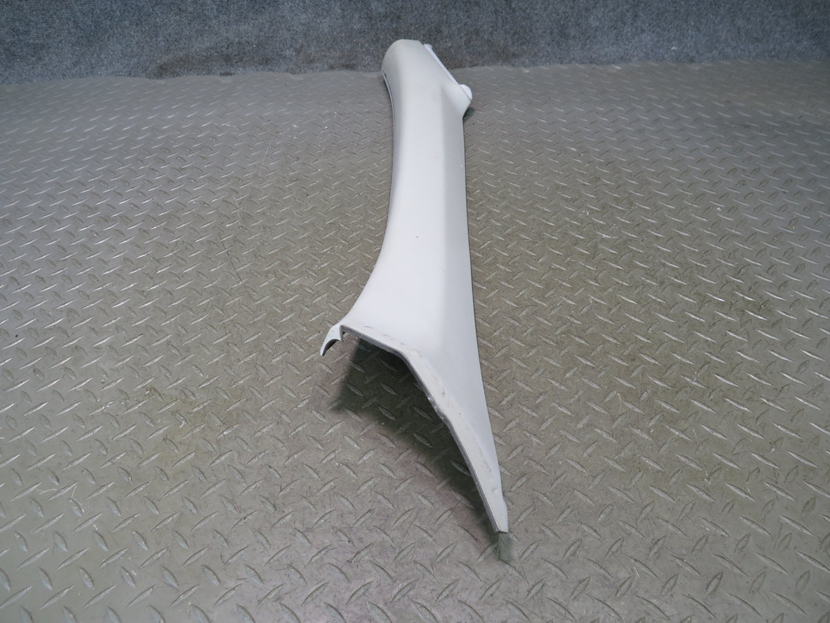 03-12 Mercedes R230 SL550 Set of 2 Front Interior A Pillar Trim Panel Gray Dmgd