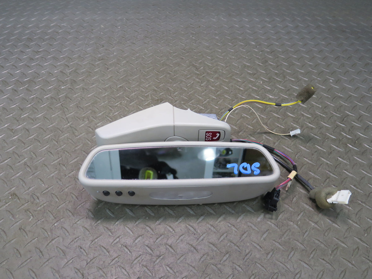 07-12 Mercedes R230 SL550 Auto Dim Interior Rear View Mirror w Homelink Gray OEM