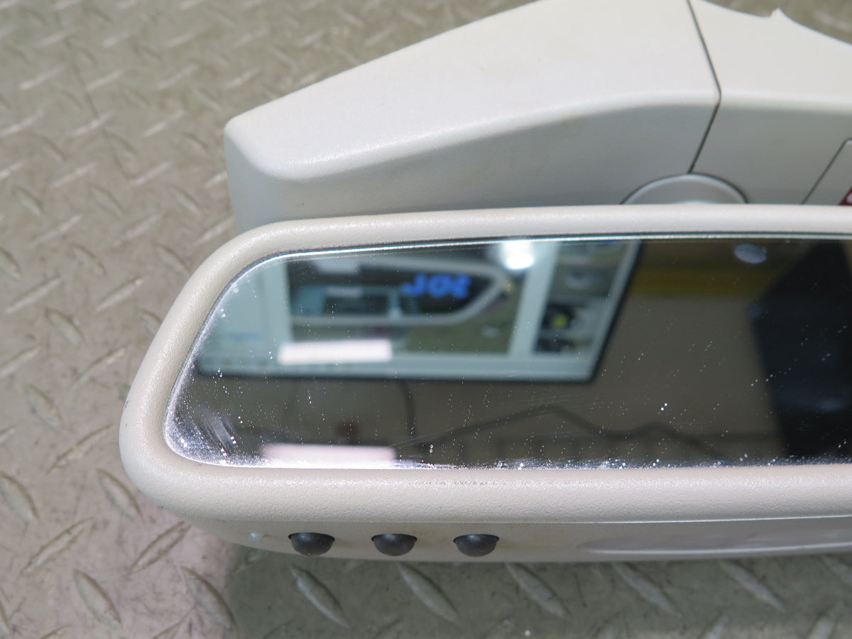 07-12 Mercedes R230 SL550 Auto Dim Interior Rear View Mirror w Homelink Gray OEM