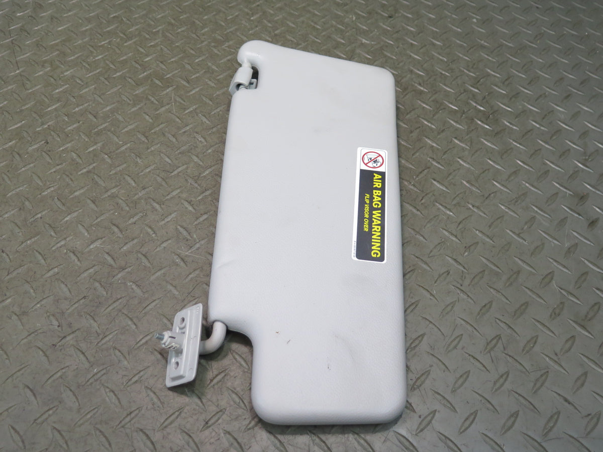 07-12 Mercedes R230 SL550 Set of 2 Front Left & Right Sun Visor Gray Damaged