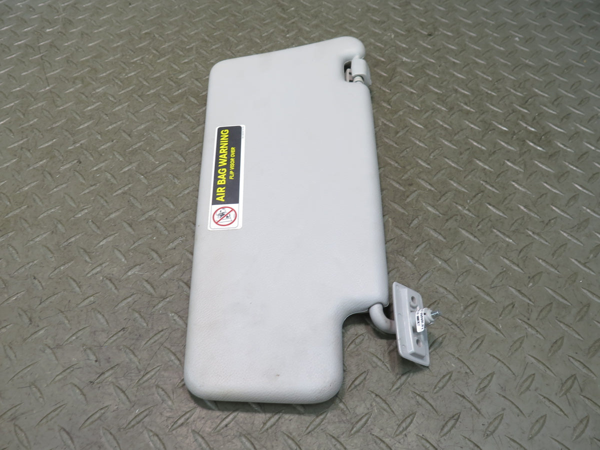07-12 Mercedes R230 SL550 Set of 2 Front Left & Right Sun Visor Gray Damaged