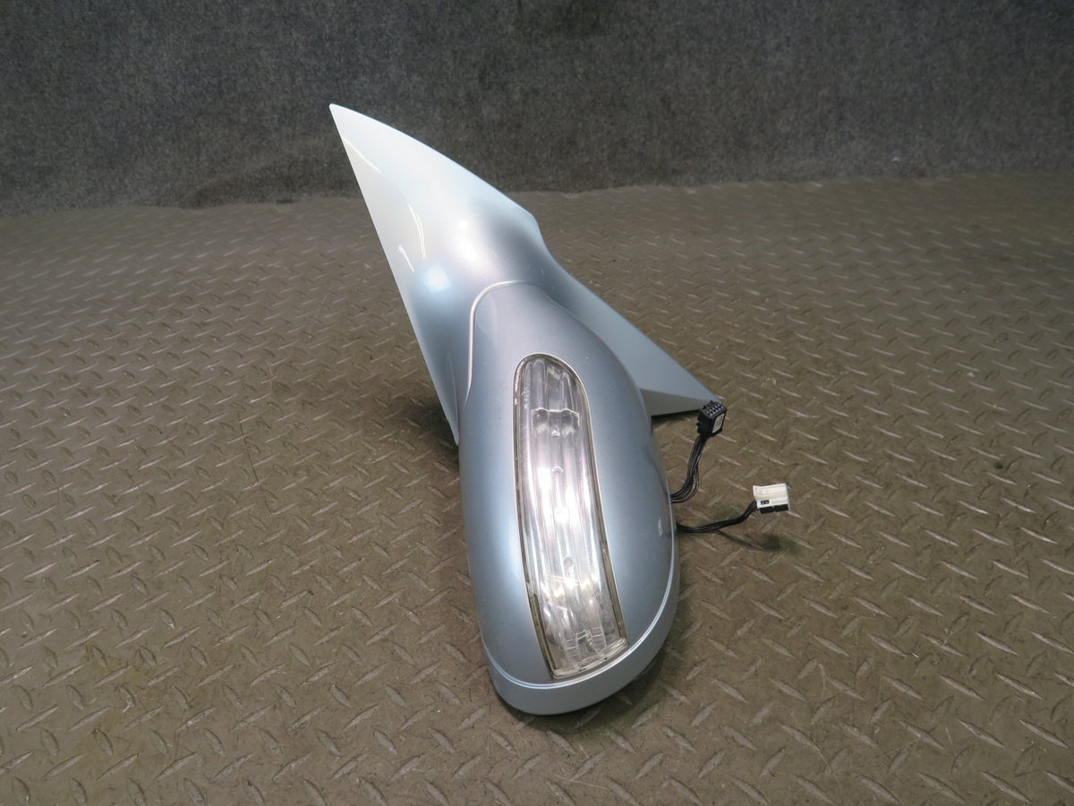 04-08 Mercedes R230 SL550 Left Door Exterior Side View Heated Mirror Silver OEM