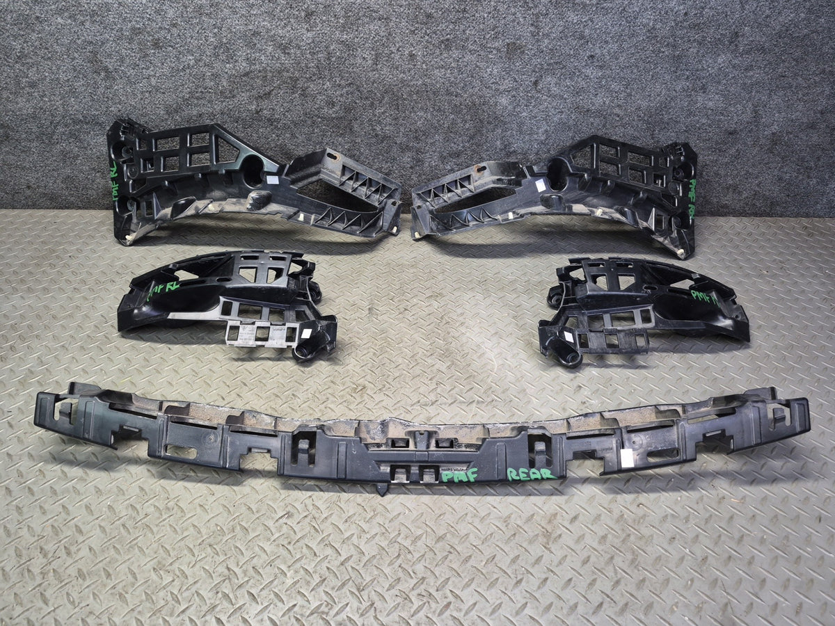 2015-2018 Porsche Macan Rear Right Center Left Bumper Mount Bracket Support Set