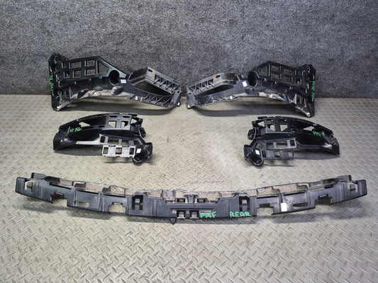 2015-2018 Porsche Macan Rear Right Center Left Bumper Mount Bracket Support Set