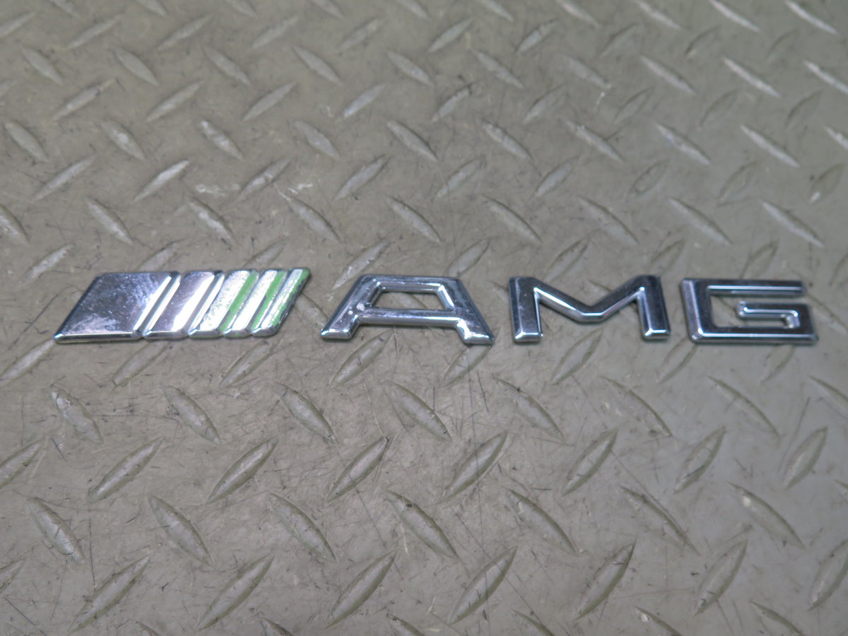 07-13 Mercedes W221 S63 AMG Rear Trunk Lid Emblem Logo Badge Set OEM