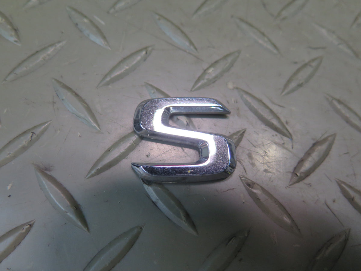 07-13 Mercedes W221 S63 AMG Rear Trunk Lid Emblem Logo Badge Set OEM