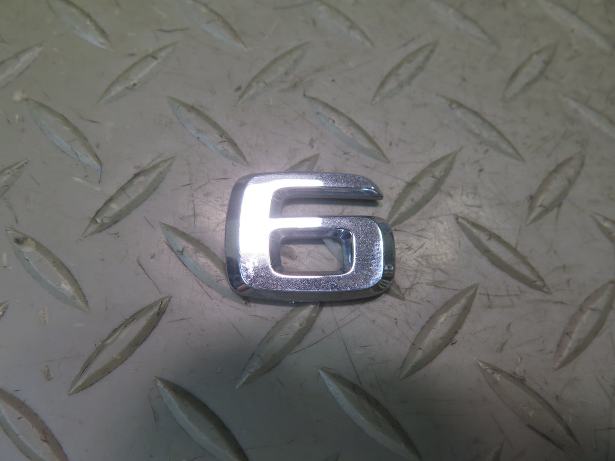 07-13 Mercedes W221 S63 AMG Rear Trunk Lid Emblem Logo Badge Set OEM