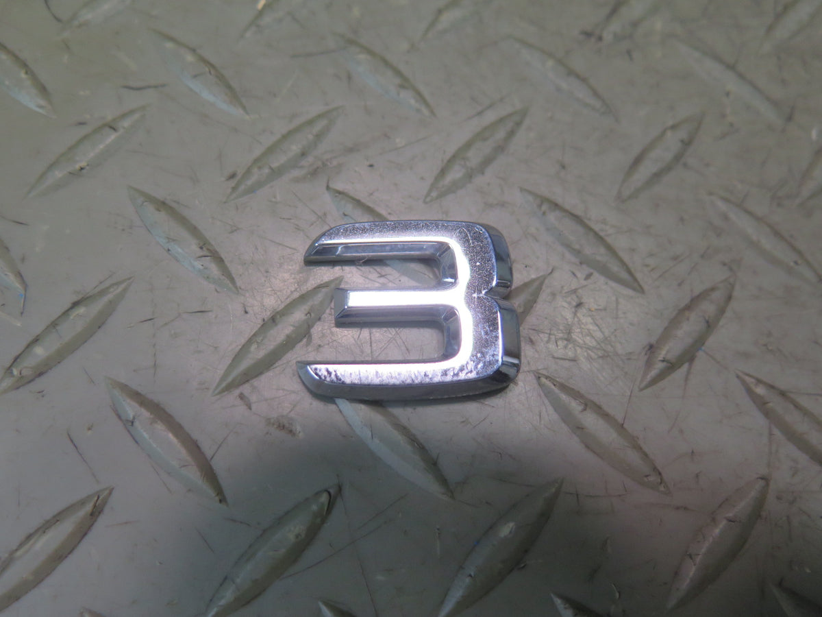 07-13 Mercedes W221 S63 AMG Rear Trunk Lid Emblem Logo Badge Set OEM