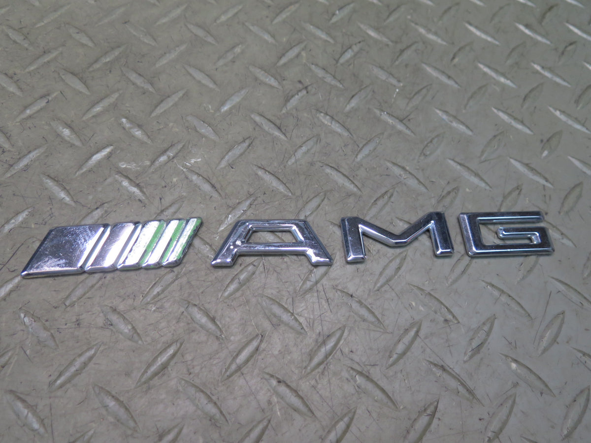 07-13 Mercedes W221 S63 AMG Rear Trunk Lid Emblem Logo Badge Set OEM