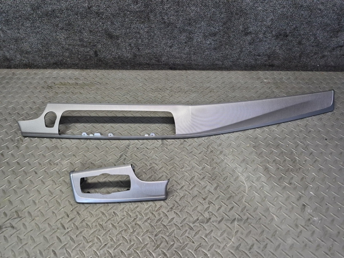 2012-2016 BMW F10 M5 Dash Front Left & Right Trim Bezel Panel Aluminium Set of 2