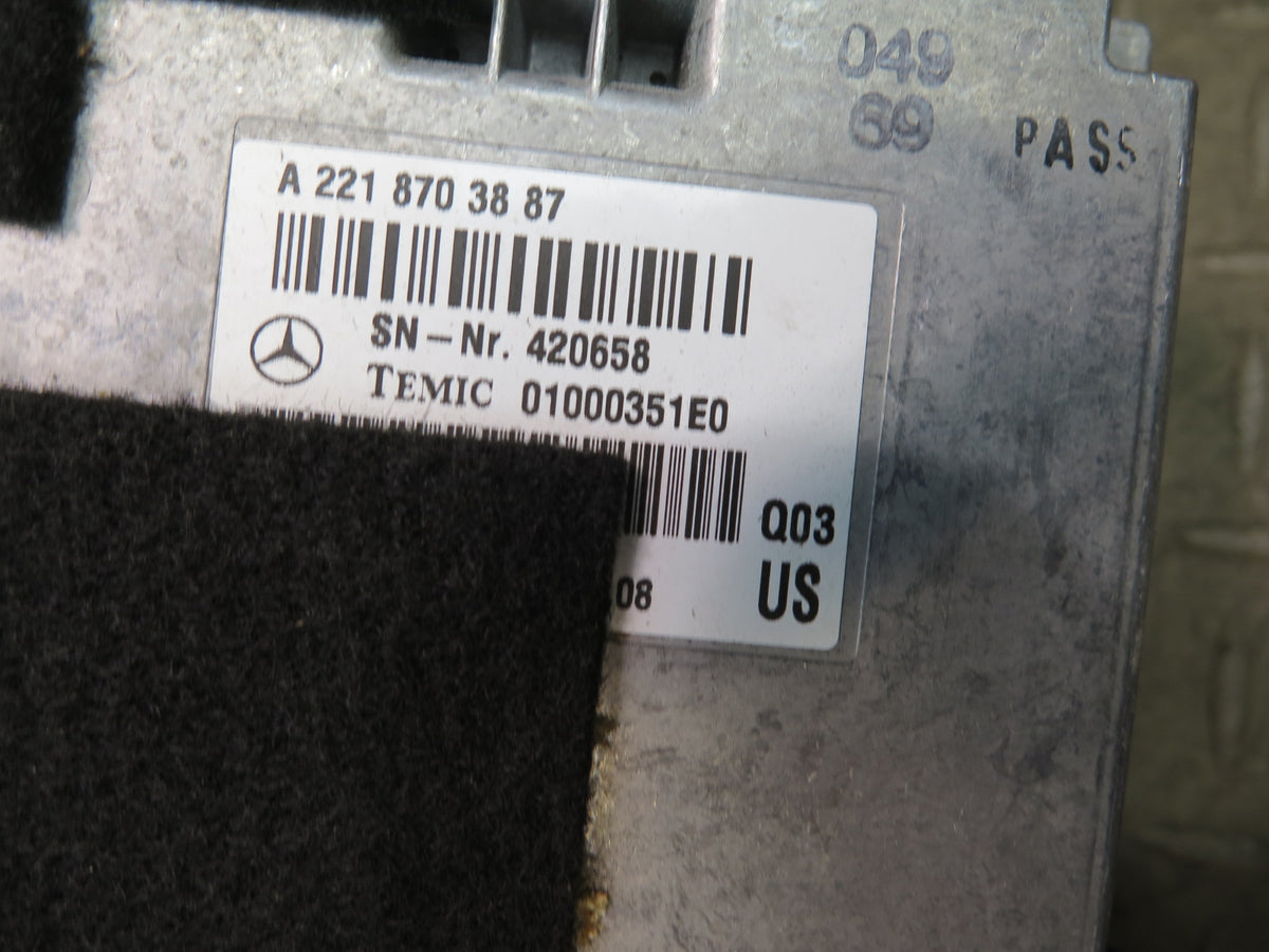 07-13 Mercedes W216 W221 S-class Voice Language Control Module 2218703887 OEM