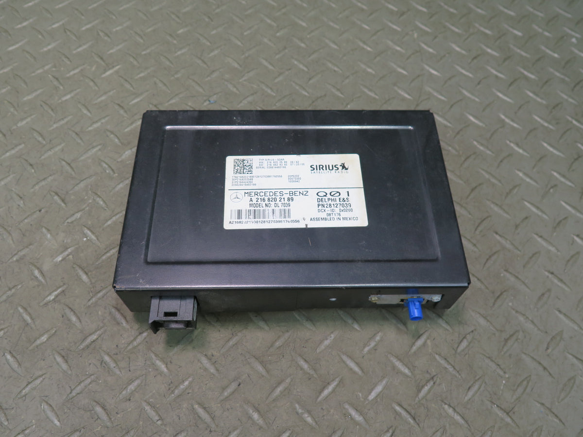 07-13 Mercedes W221 S-class Sirius Satellite Radio Control Module 2168202189 OEM