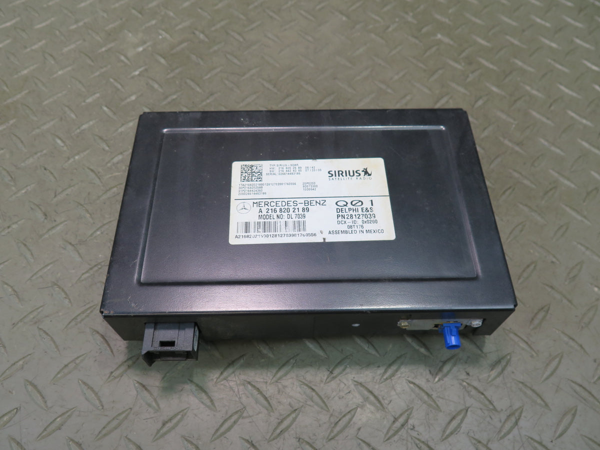 07-13 Mercedes W221 S-class Sirius Satellite Radio Control Module 2168202189 OEM