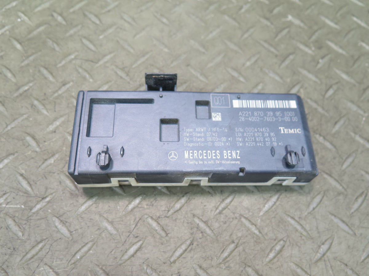 09-13 Mercedes W221 S-class Trunk Remote Open Control Module 2218703995 OEM