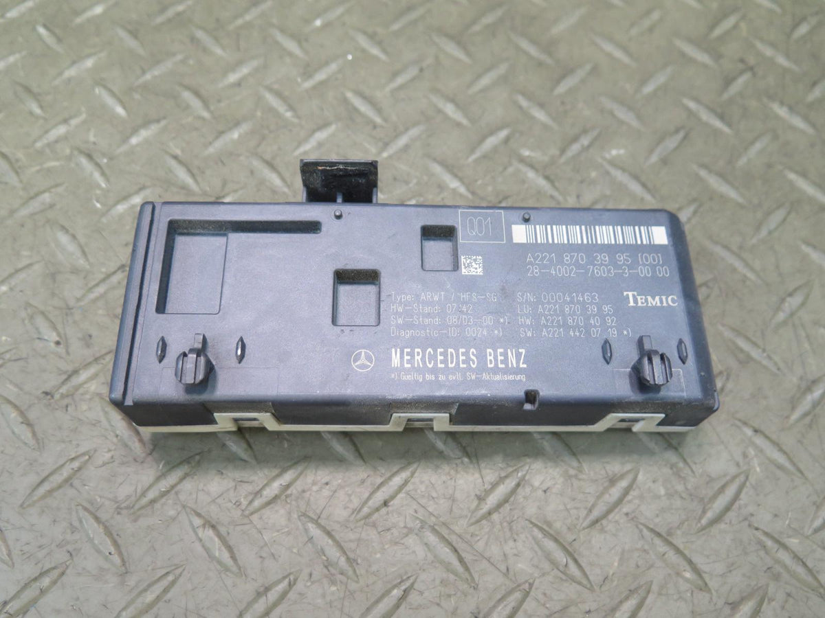 09-13 Mercedes W221 S-class Trunk Remote Open Control Module 2218703995 OEM