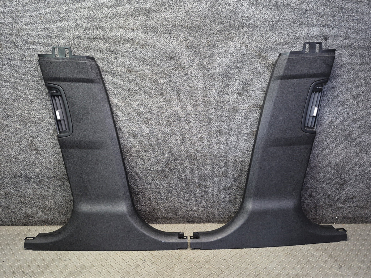 2012-2016 BMW F10 M5 Left & Right Interior B Pillar Lower Trim Panel Set of 2