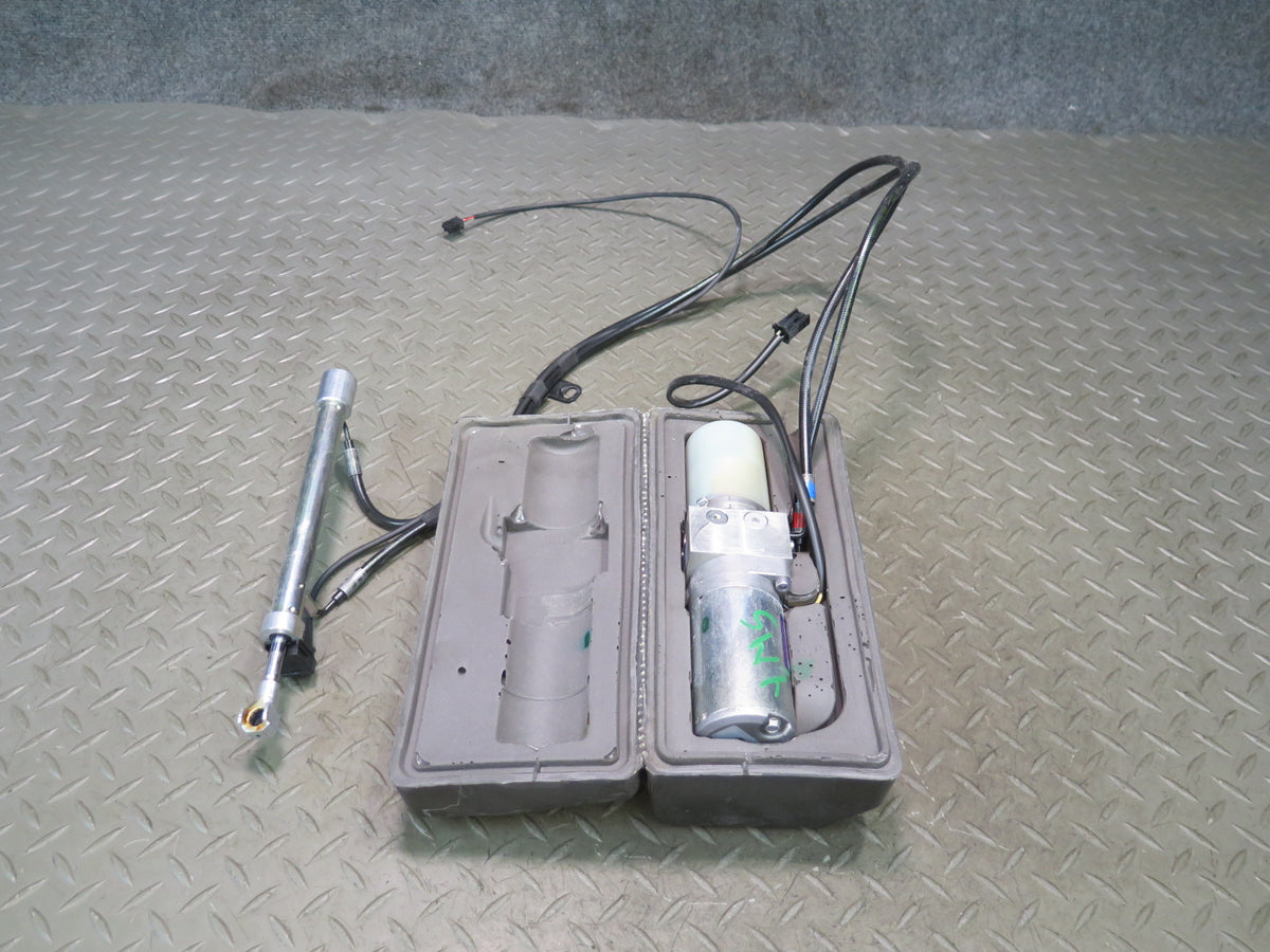07-13 Mercedes W221 Rear Trunk Lid Hydraulic Pump Motor w Case & Cylinder OEM