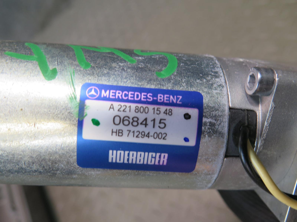 07-13 Mercedes W221 Rear Trunk Lid Hydraulic Pump Motor w Case & Cylinder OEM