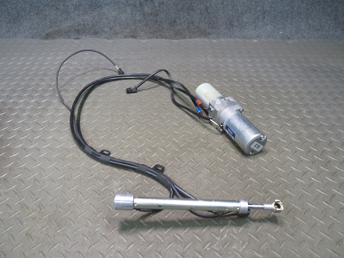 07-13 Mercedes W221 Rear Trunk Lid Hydraulic Pump Motor w Case & Cylinder OEM