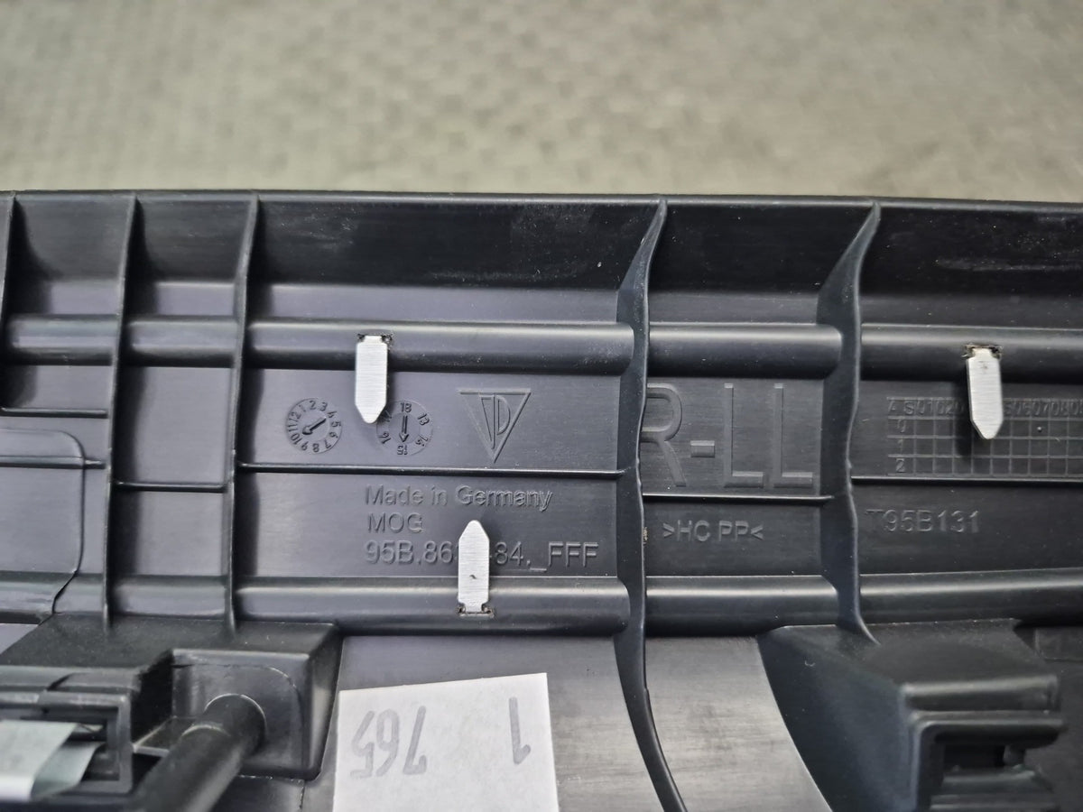 2015-2018 Porsche Macan Turbo Front Left & Right Door Scuff Sill Trim Panel Set