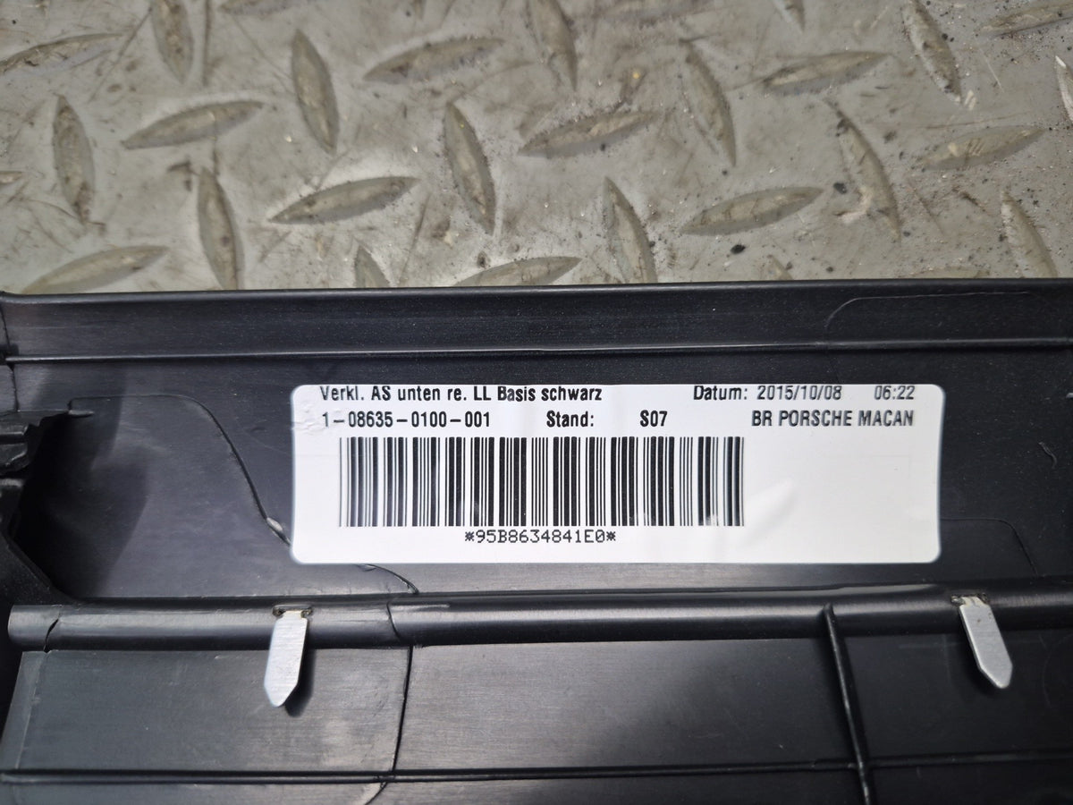 2015-2018 Porsche Macan Turbo Front Left & Right Door Scuff Sill Trim Panel Set