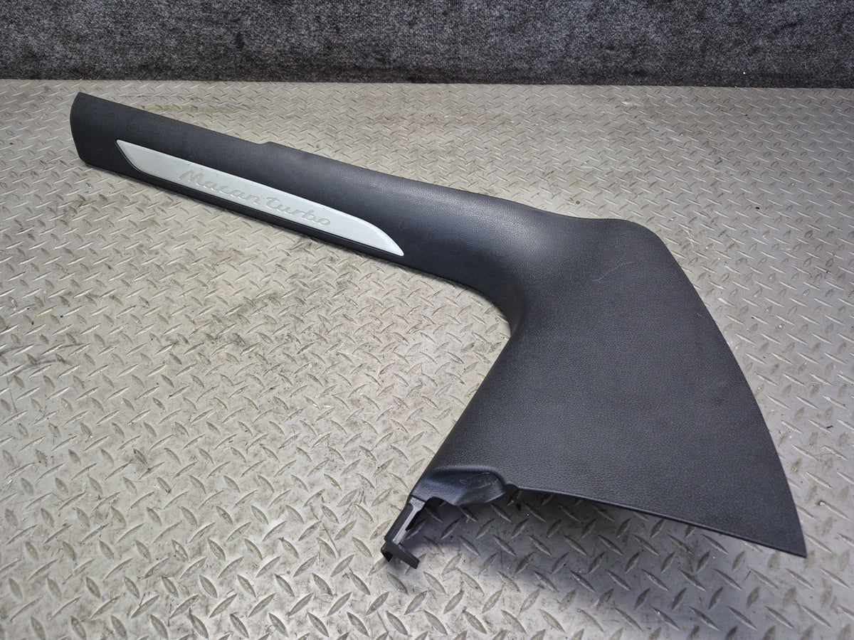 2015-2018 Porsche Macan Turbo Front Left & Right Door Scuff Sill Trim Panel Set