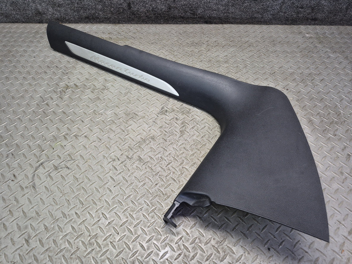 2015-2018 Porsche Macan Turbo Front Left & Right Door Scuff Sill Trim Panel Set