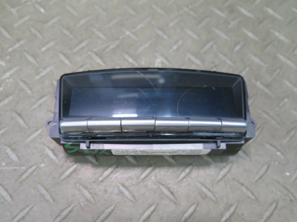 07-13 Mercedes W221 S-class Rear A/C Heater Climate Control Switch Panel OEM
